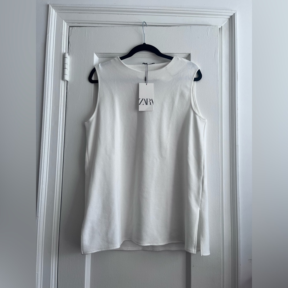 Zara Classic White Tank Sweater